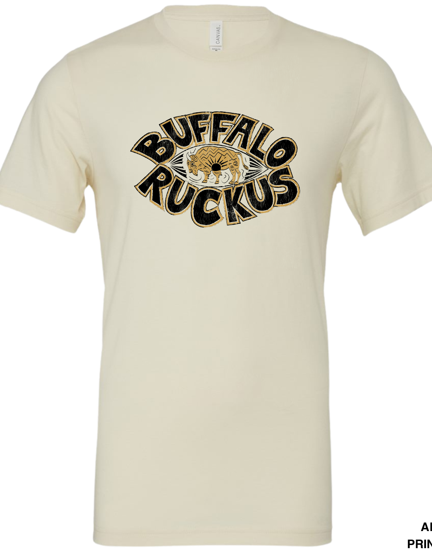 Buffalo Eye Tee — Natural